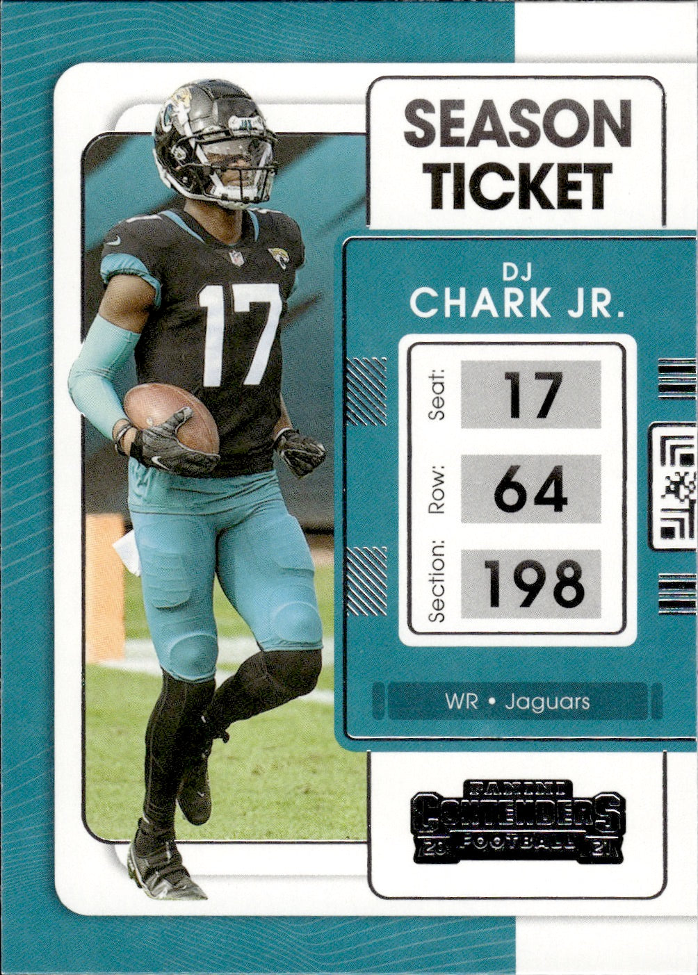 2021 Panini Contenders Football #44 DJ Chark Jr. - Jacksonville Jaguars