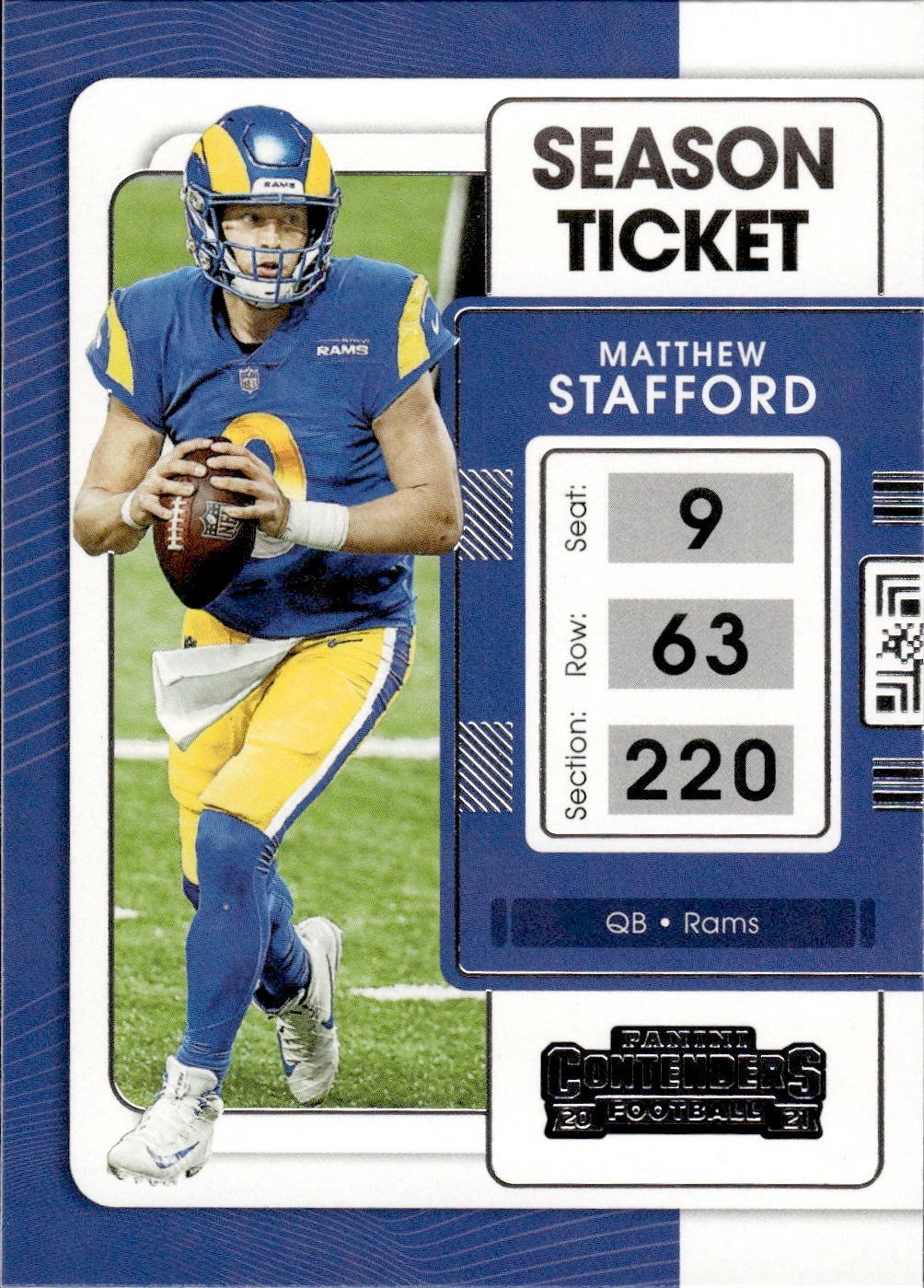 2021 Panini Contenders Football #54 Matthew Stafford - Los Angeles Rams