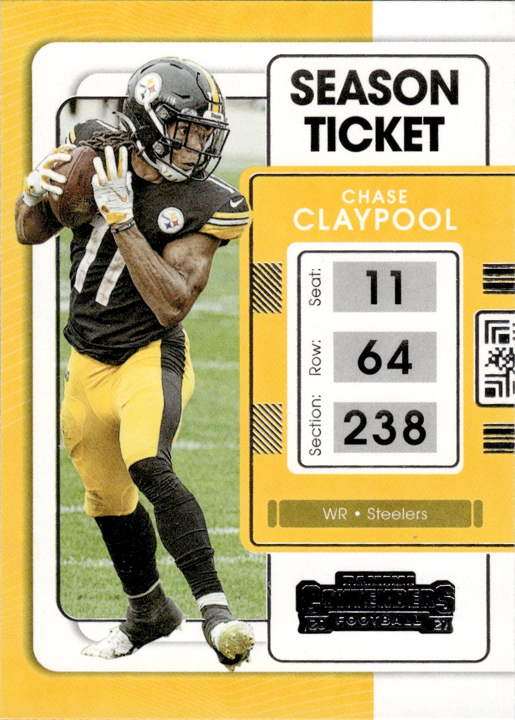 2021 Panini Contenders Football #84 Chase Claypool - Pittsburgh Steelers