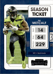 2021 Panini Contenders Football #86 DK Metcalf - Seattle Seahawks