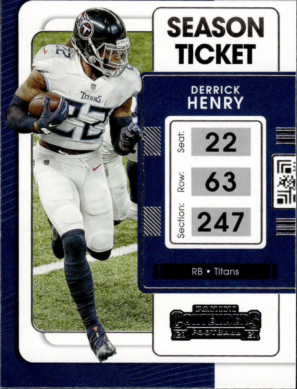 2021 Panini Contenders Football #97 Derrick Henry - Tennessee Titans