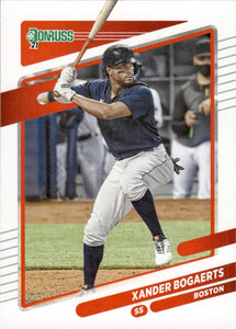 2021 Panini Donruss Baseball #128 Xander Bogaerts - Boston Red Sox