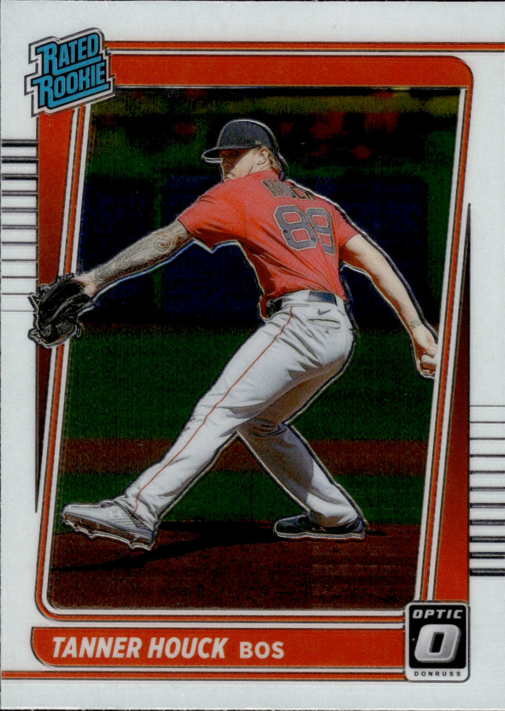 2021 Panini Donruss Optic Baseball Rated Rookie #91 Tanner Houck - Boston Red Sox