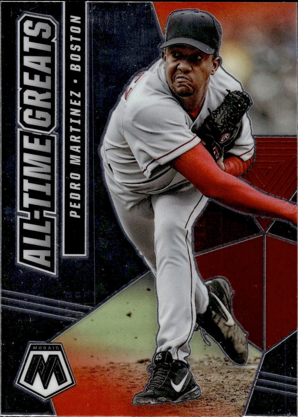 2021 Panini Mosaic Baseball All Time Greats #ATG2 Pedro Martinez - Boston Red Sox