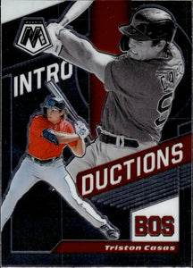 2021 Panini Mosaic Baseball Introductions #INT10 Triston Casas - Boston Red Sox