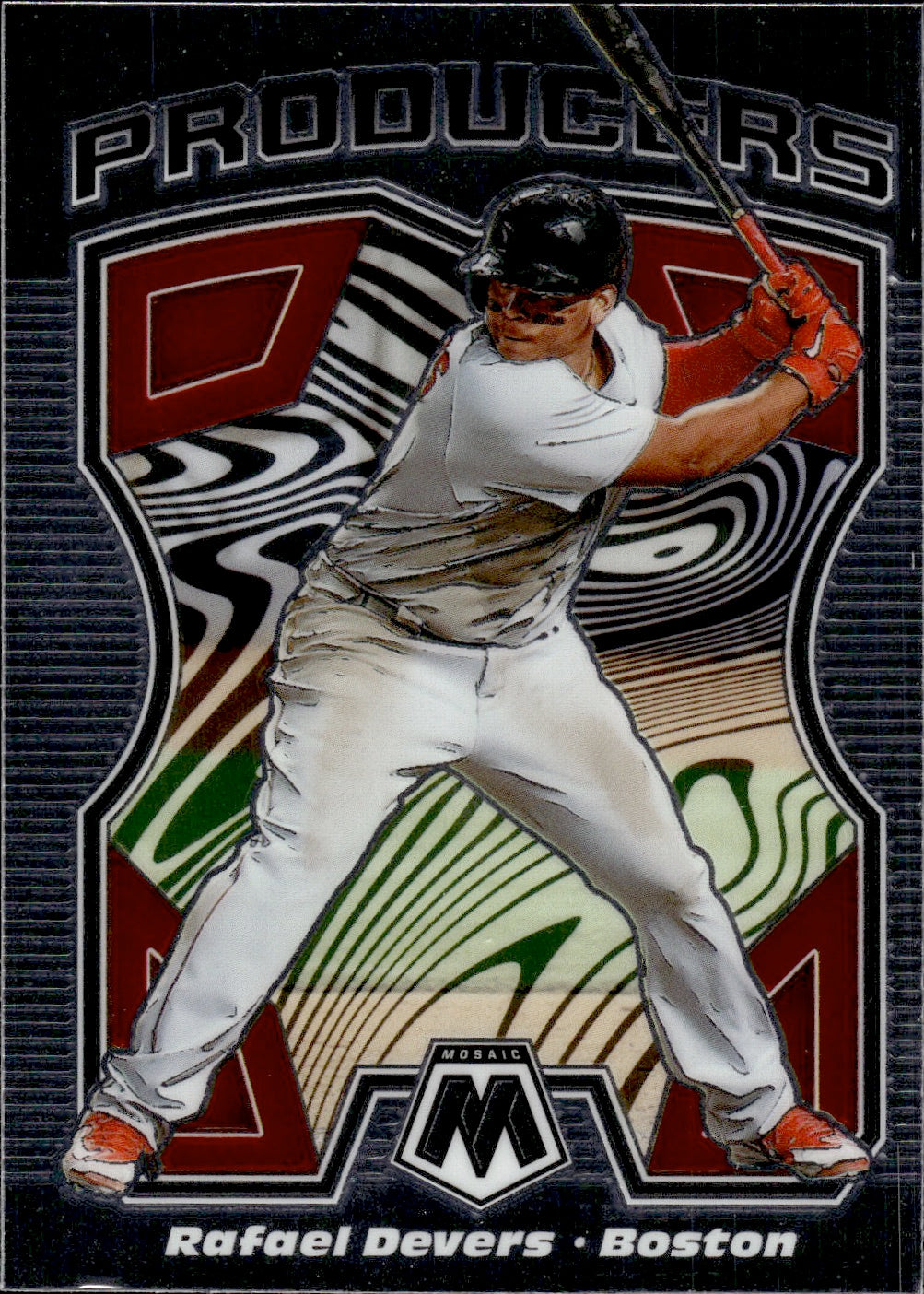 2021 Panini Mosaic Baseball Producers #P3 Rafael Devers - Boston Red Sox