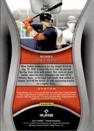 2021 Panini Prizm Baseball Rookie Class #RC15 Bobby Dalbec - Boston Red Sox