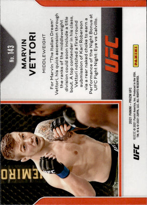 2021 Panini Prizm UFC #143 Marvin Vettori - Middleweight