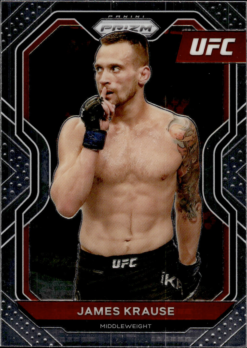 2021 Panini Prizm UFC #34 James Krause - Middleweight