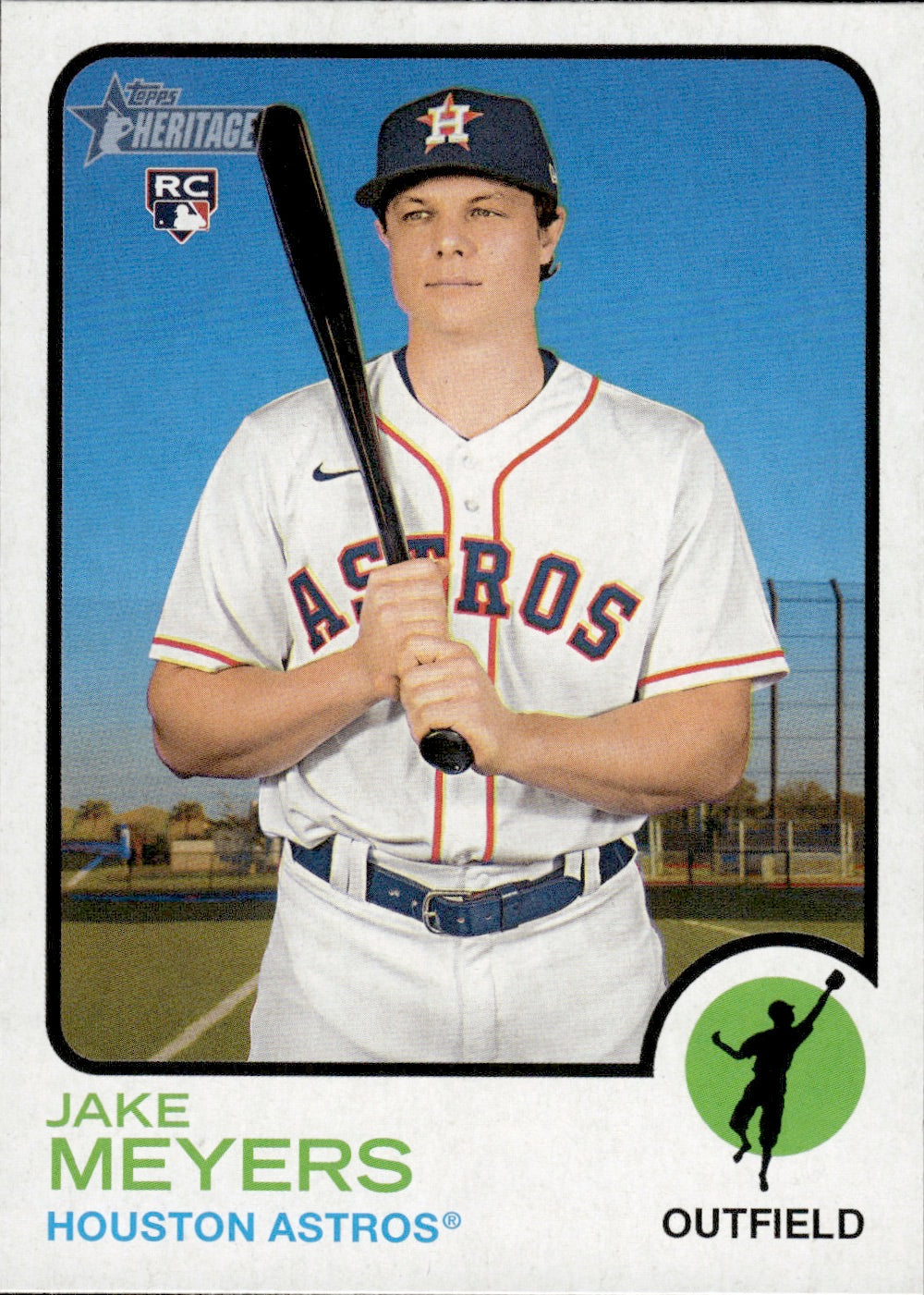 2021 Topps Heritage #532 Jake Meyers - Houston Astros