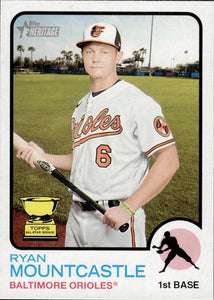 2021 Topps Heritage #551 Ryan Mountcastle - Baltimore Orioles
