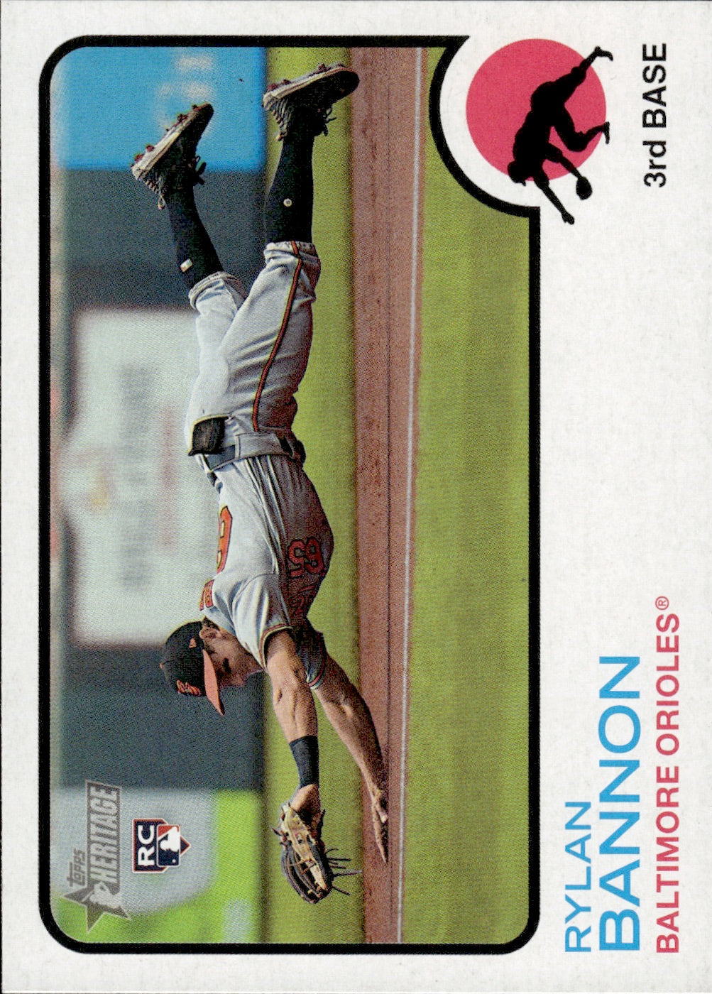2021 Topps Heritage #580 Rylan Bannon - Baltimore Orioles