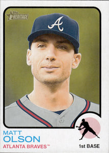 2021 Topps Heritage #590 Matt Olson - Atlanta Braves