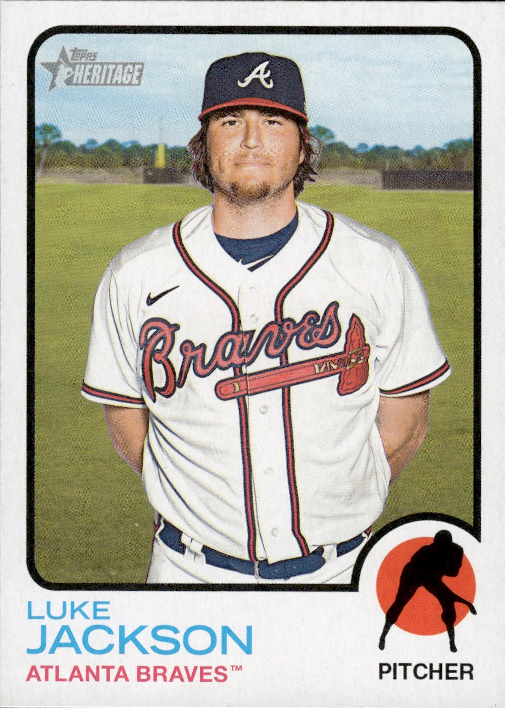 2021 Topps Heritage #601 Luke Jackson - Atlanta Braves