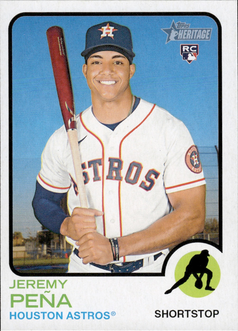 2021 Topps Heritage #629 Jeremy Pena - Houston Astros