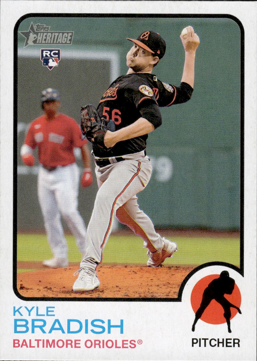 2021 Topps Heritage #642 - Kyle Bradish - Baltimore Orioles