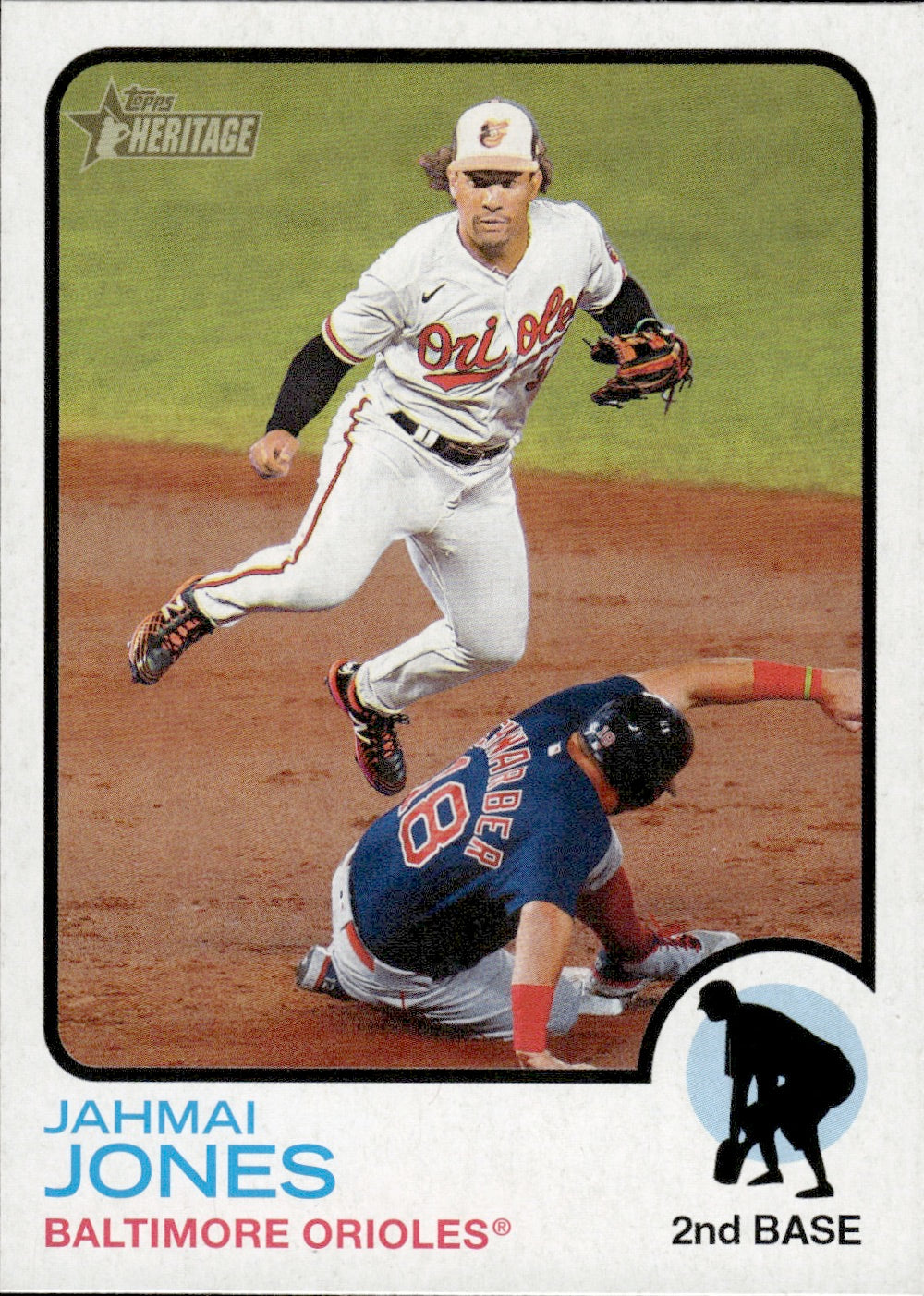2021 Topps Heritage #691 Jahmai Fitzgerald - Baltimore Orioles