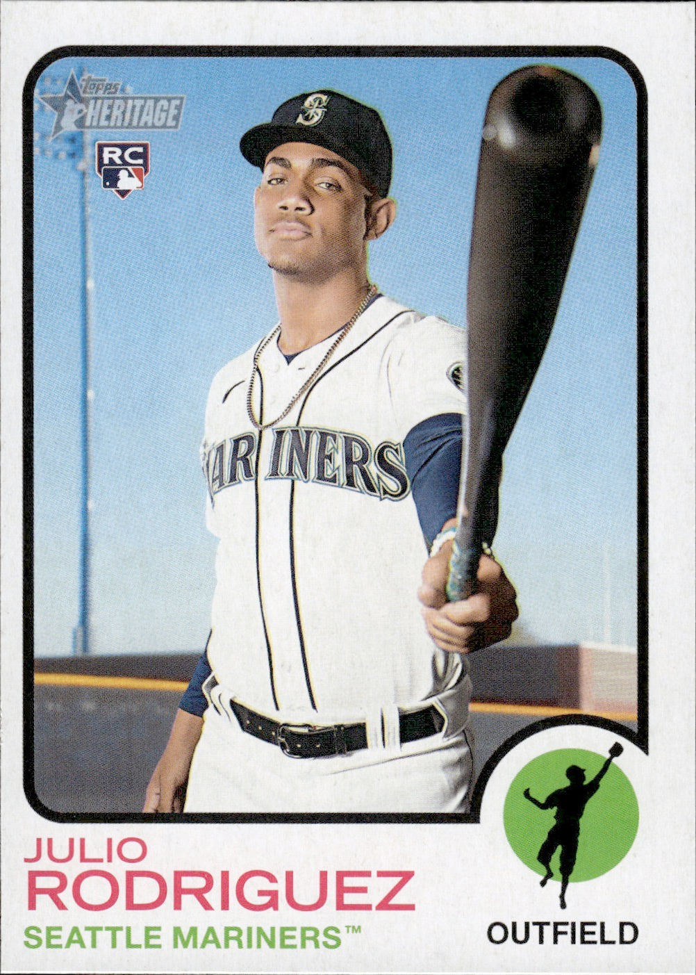 2021 Topps Heritage #700 Julio Rodreguez - Seattle Mariners