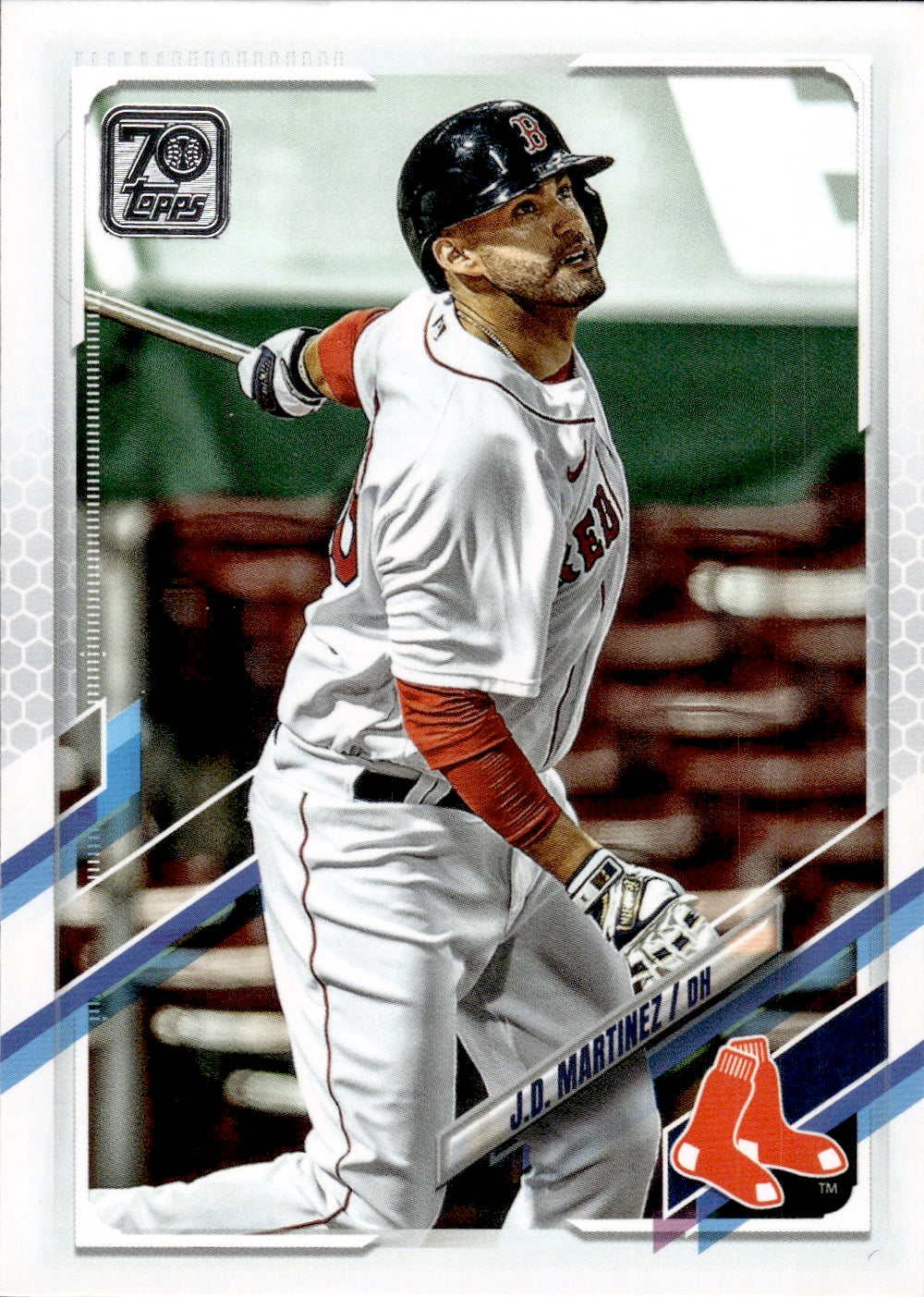 2021 Topps Series 1 Baseball - Base #20 J.D. Martinez - Boston Red Sox