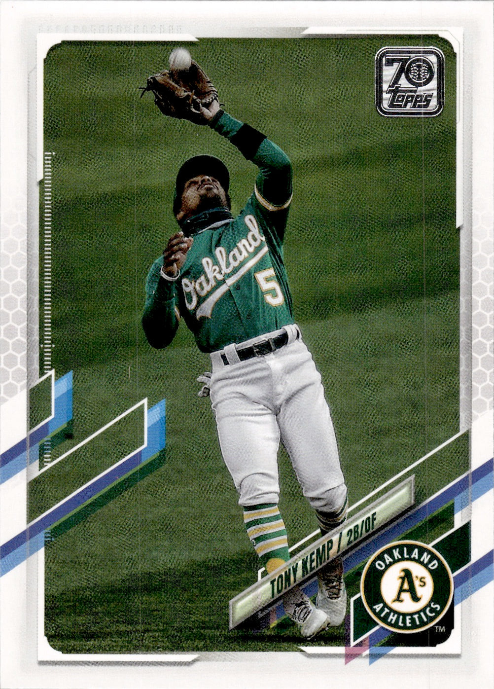 2021 Topps Series 1 Baseball - Base #305 Tony Kemp - Oakland Athetics