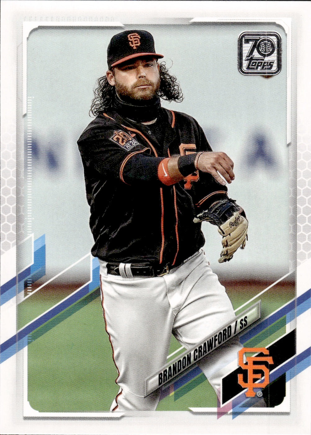 2021 Topps Series 1 Baseball - Base #315 Brandon Crawford - San Francisco Giants