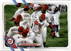 2021 Topps Series 1 Baseball - Base #58 Washington Nationals