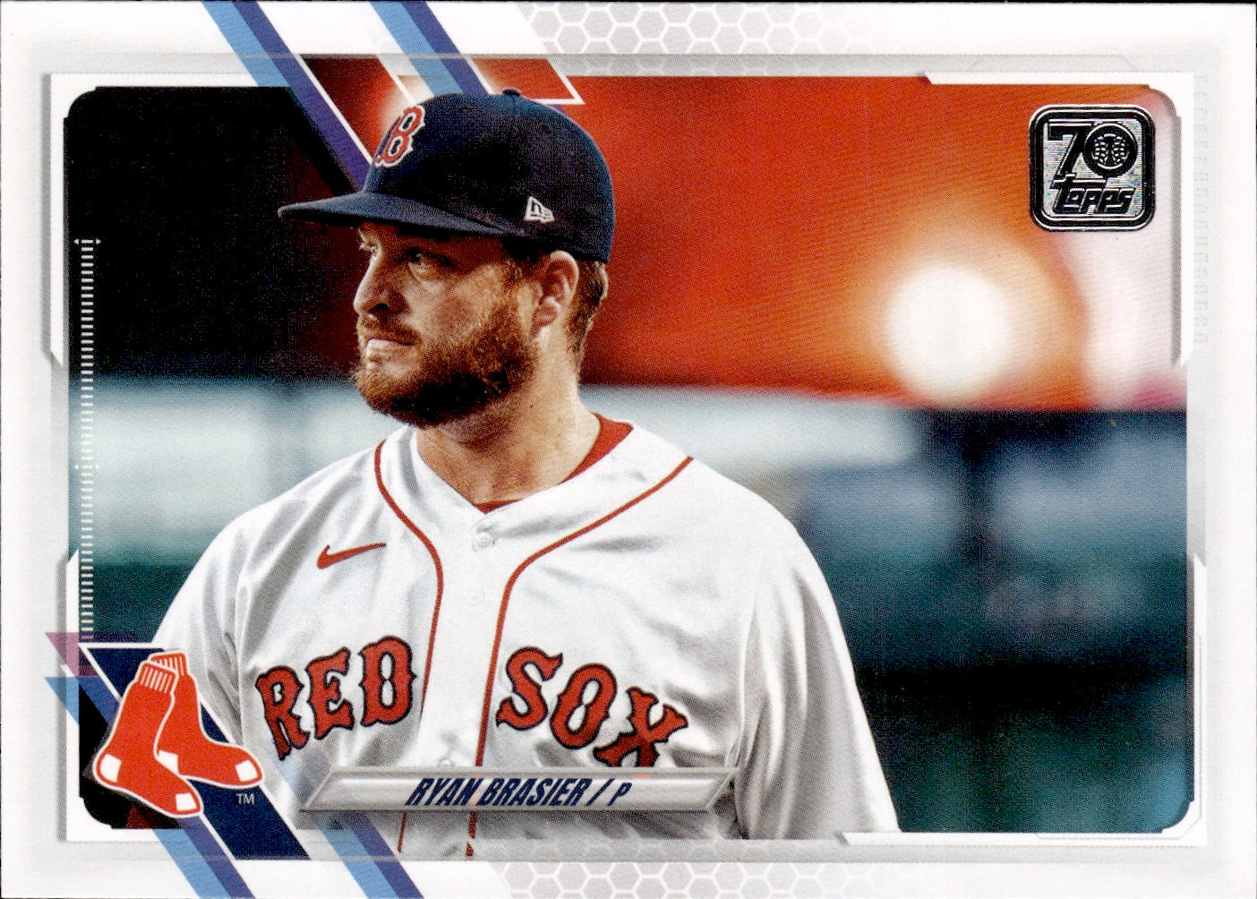 2021 Topps Series 1 Baseball - Base #66 Ryan Brasier - Boston Red Sox