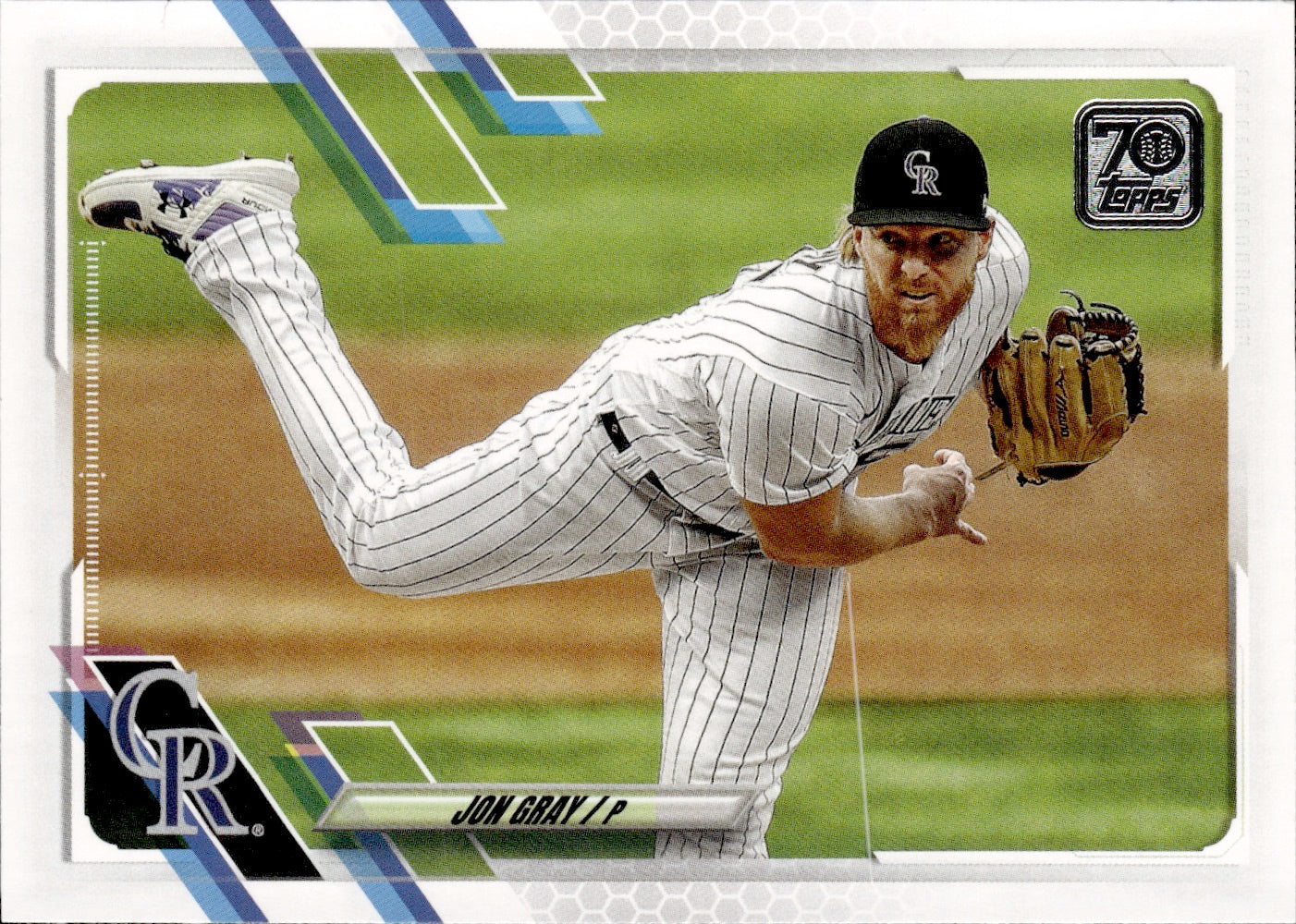 2021 Topps Series 1 Baseball - Base #76 Jon Gray - Colorado Rockies