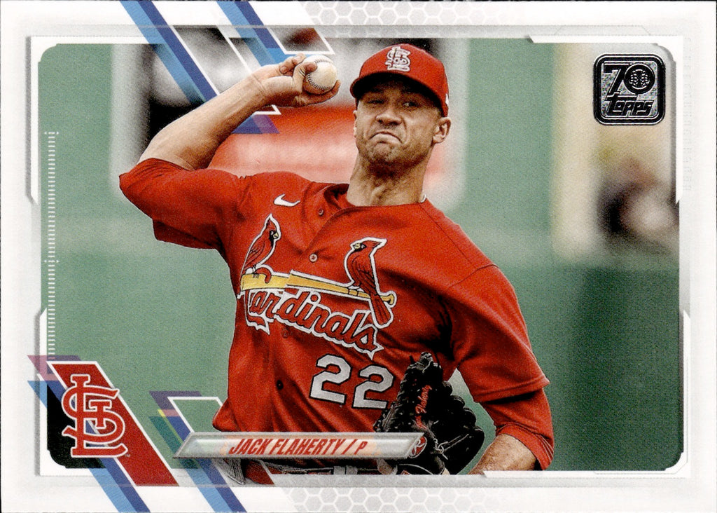 2021 Topps Series 1 Baseball - Base #77 Jack Flaherty - St. Louis Cardinals