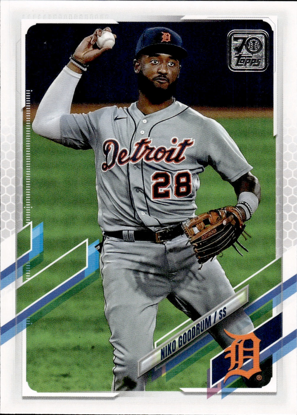 2021 Topps Series 1 Baseball - Base #97 Niko Goodrum - Detroit Tigers