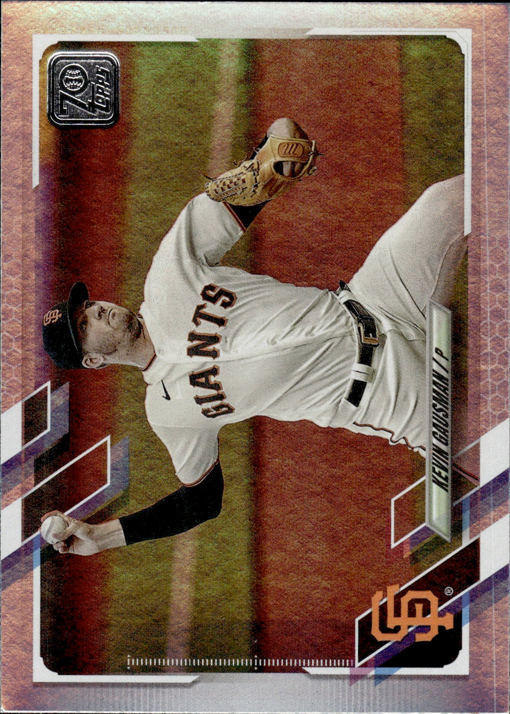 2021 Topps Series 1 Baseball Rainbow Foil #328 Kevin Gausman - San Francisco Giants