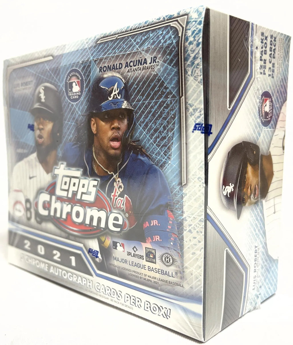 2021 Topps Chrome Baseball Hobby Jumbo Box