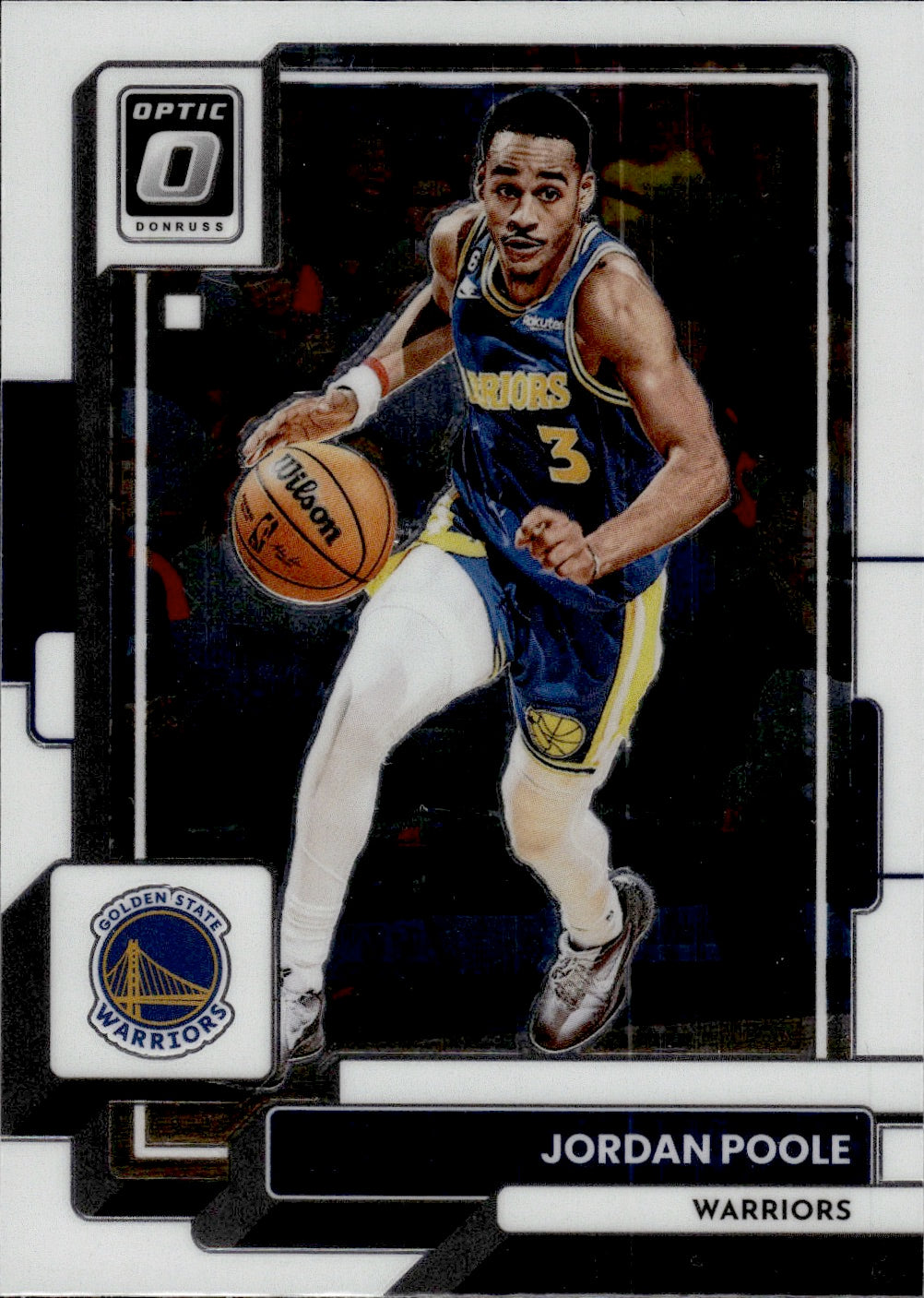 2022-23 Panini Donruss Optic Basketball #100 Jordan Poole - Golden State Warriors