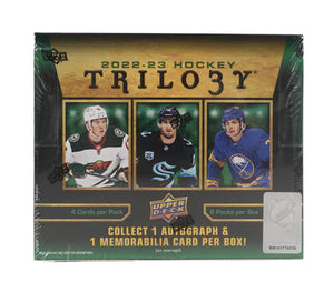 2022-23 Upper Deck Trilogy Hockey Hobby Box no