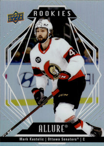 2022-23 Upper Deck Allure Hockey Rookie #102 Mark Kastelic - Ottawa Senators