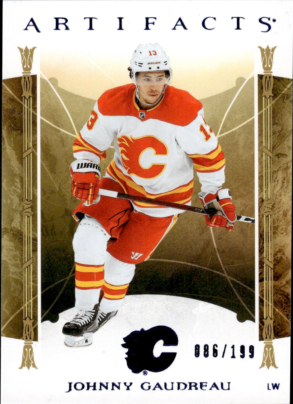 2022-23 Upper Deck Artifacts Hockey Base Stars #115 Johnny Gaudreau - Calgary Flames