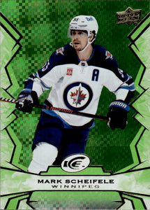 2022-23 Upper Deck Ice Hockey - Base - Green #30 Mark Scheifele - Winnipeg Jets