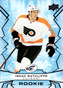 2022-23 Upper Deck Ice Hockey - Base - Rookie #128 Isaac Ratcliffe - Philadelphia Flyers