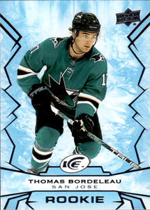 2022-23 Upper Deck Ice Hockey - Base - Rookie #134 Thomas Bordeleau - San Jose Sharks