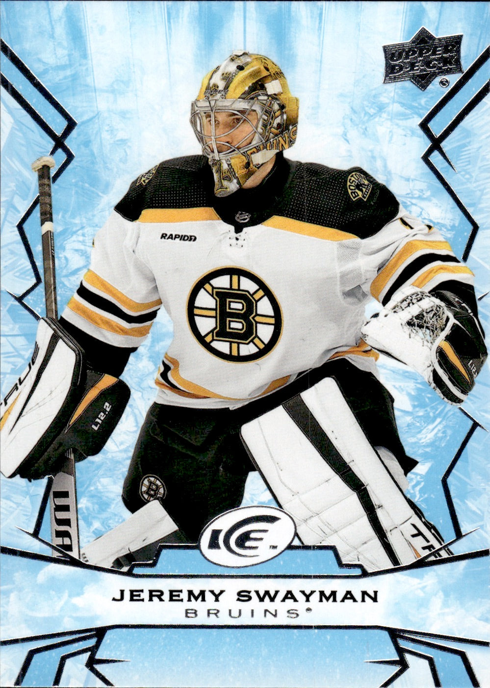 2022-23 Upper Deck Ice Hockey - Base #21 Jeremy Swayman - Boston Bruins