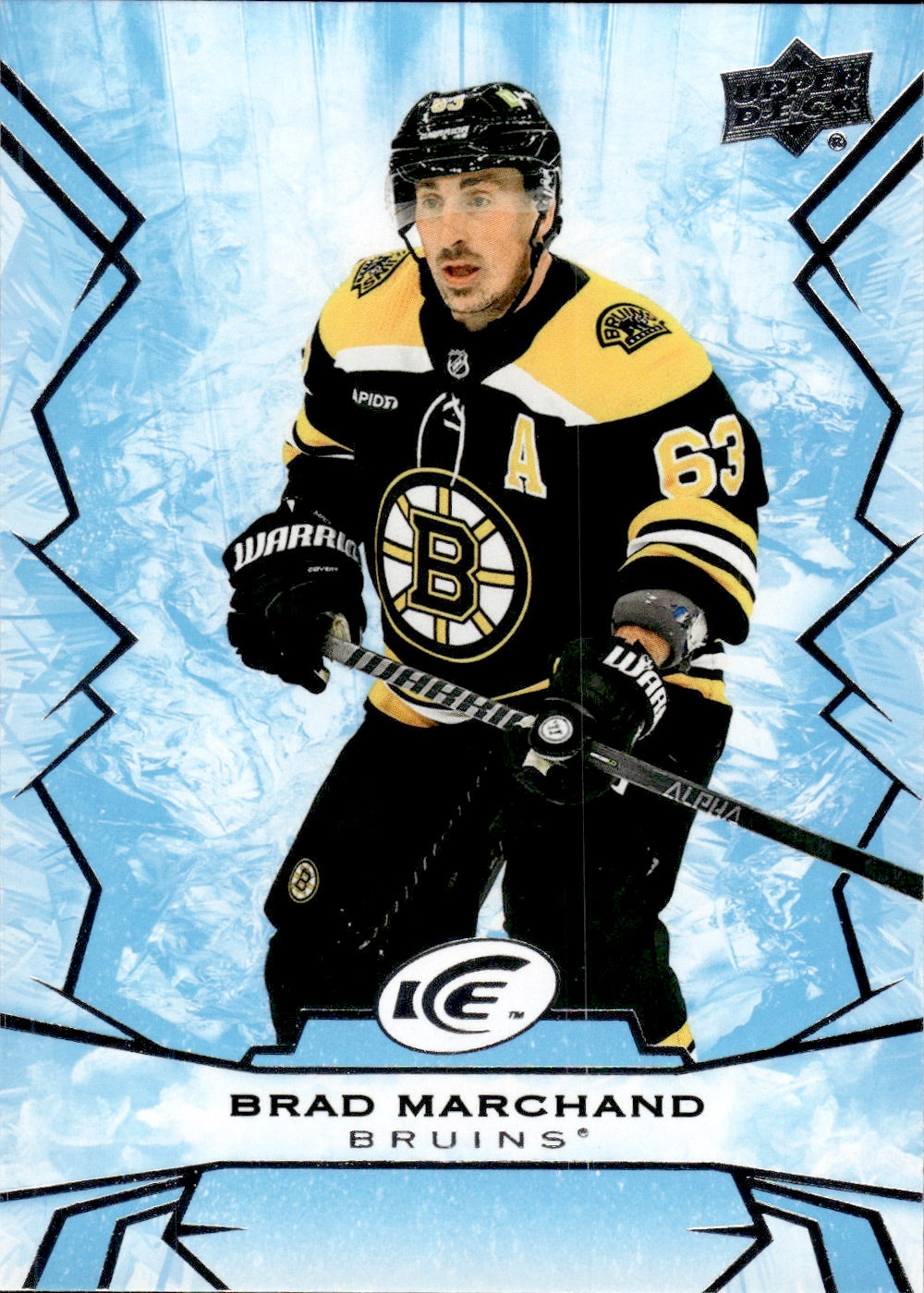 2022-23 Upper Deck Ice Hockey - Base #28 Brad Marchand - Boston Bruins