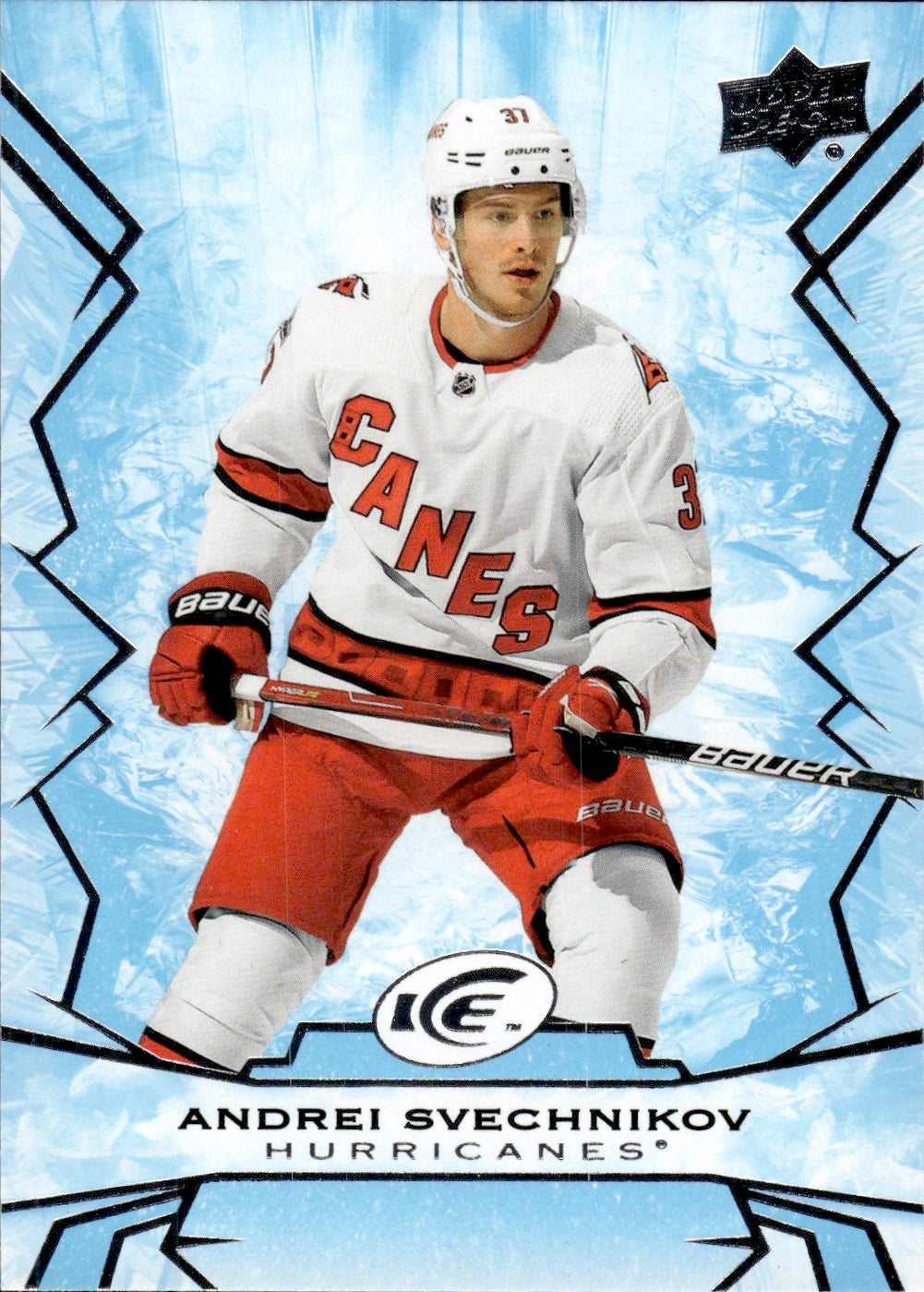 2022-23 Upper Deck Ice Hockey - Base #57 Andrei Svechnikov - Carolina Hurricanes