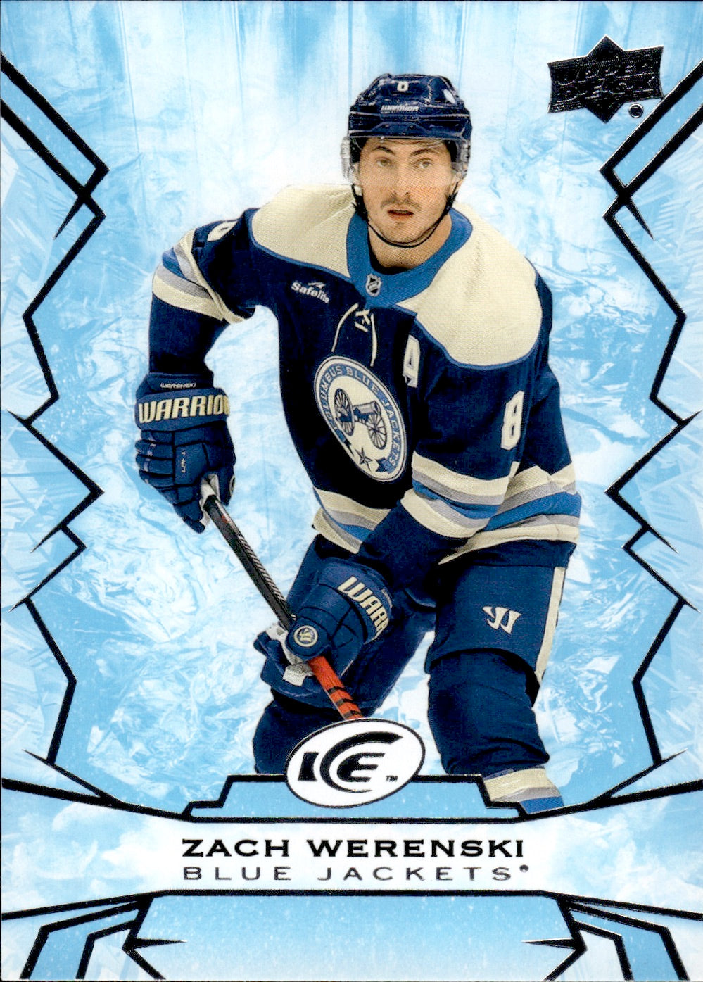 2022-23 Upper Deck Ice Hockey - Base #86 Zach Werenski - Columbus Blue Jackets