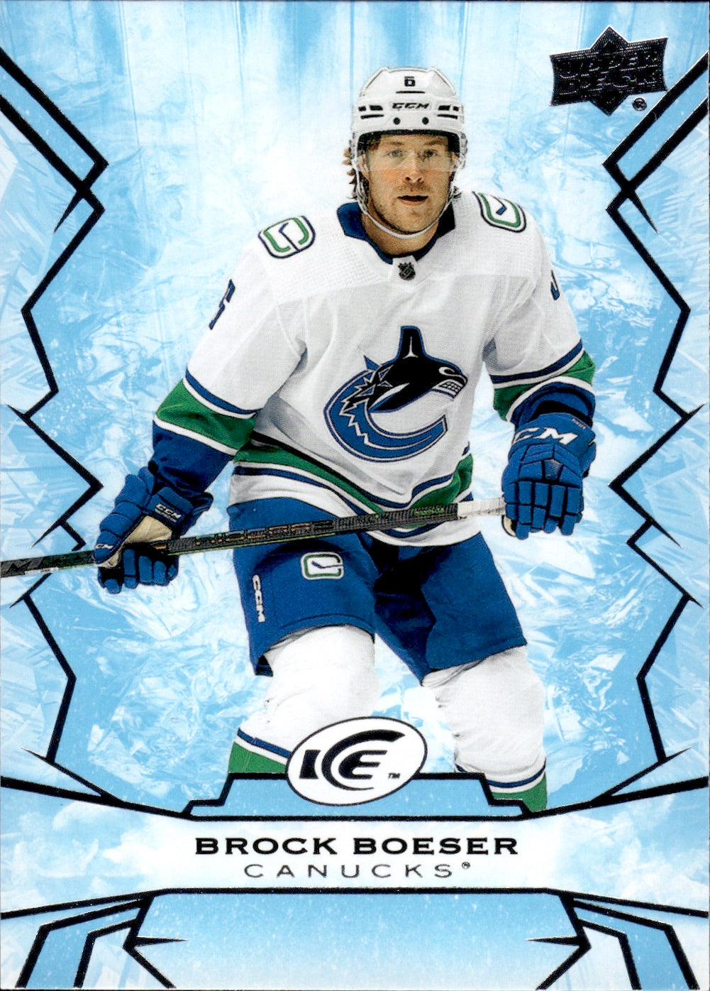 2022-23 Upper Deck Ice Hockey - Base #96 Brock Boeser - Vancouver Cunucks