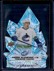 2022-23 Upper Deck Ice Hockey - Ice Crystals #IC-60 Andrei Kuzmenko - Vancouver Cunucks