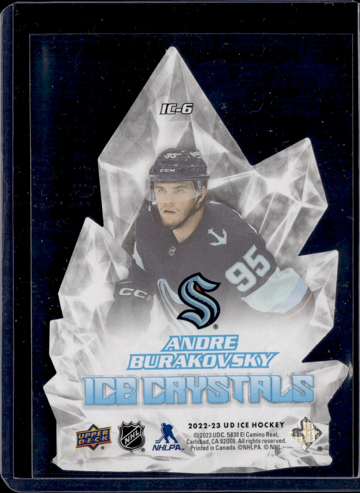 2022-23 Upper Deck Ice Hockey - Ice Crystals #IC-6 Andre Burakovsky - Seattle Kraken