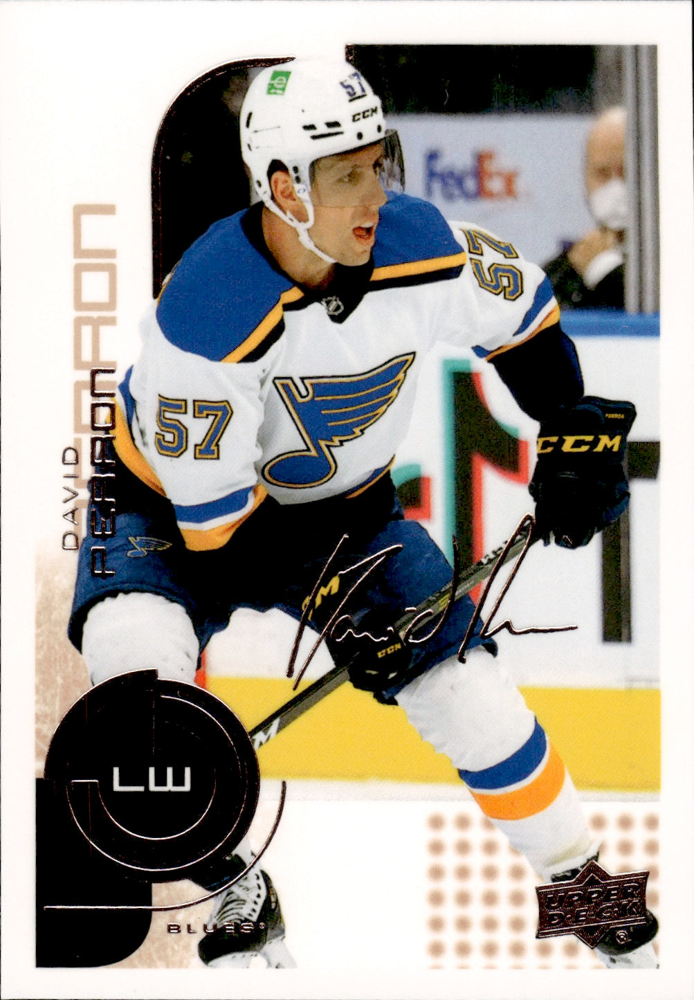 2022-23 Upper Deck MVP Hockey 20th Anniversery #58 David Perron - St. Louis Blues