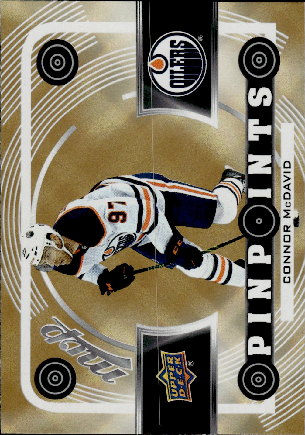 2022-23 Upper Deck MVP Hockey Pinpoints #PP-25 Connor McDavid - Edmonton Oilers