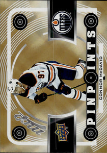 2022-23 Upper Deck MVP Hockey Pinpoints #PP-25 Connor McDavid - Edmonton Oilers