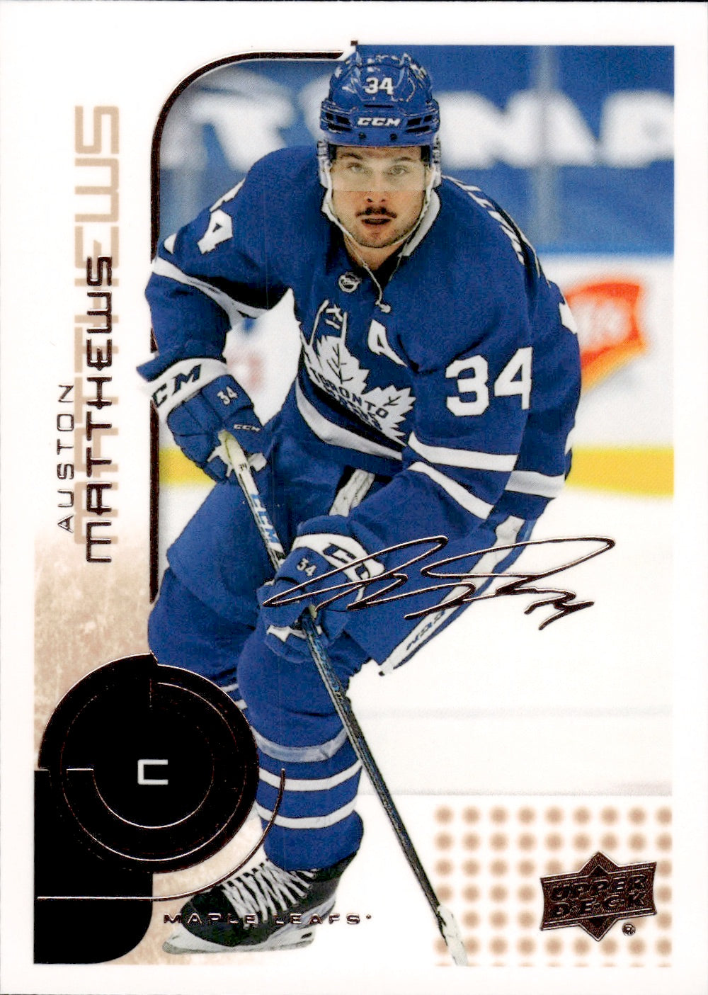 2022-23 Upper Deck MVP Hockey #5 Auston Mathews - Toronto Maple Leafs